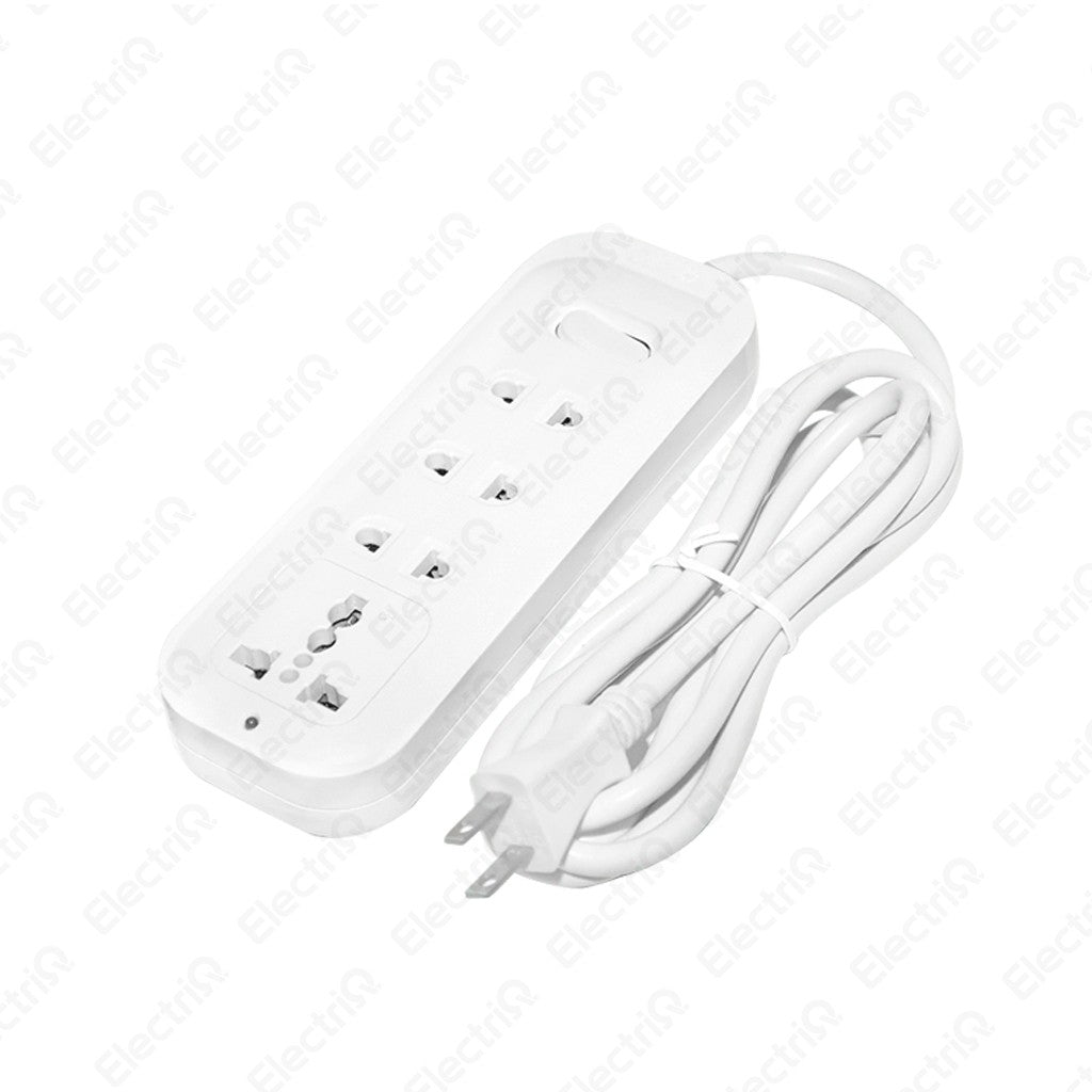 Electriq Omni Extension Cord 3-Gang Universal Outlet with Switch 2M 2500W