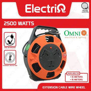 Electriq Omni Extension Cable Wire Wheel 10M / 15M Pure Copper Heavy Duty w/ Surge Protection